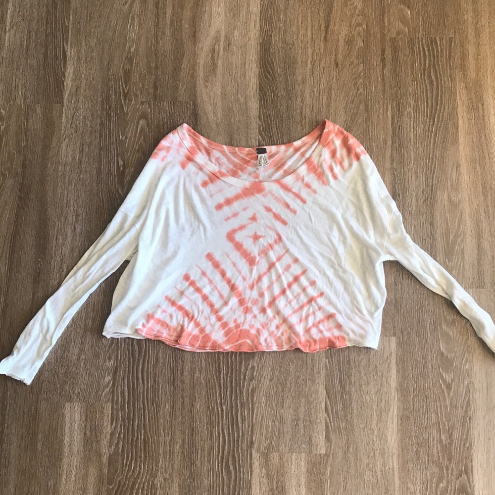 Free people tye dye crop